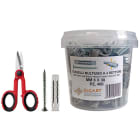 ELCART DISTRIBUTION - ERT041178100 400 TASSEL.6X30MM 4SET+VITI+FORBI