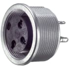 ELCART DISTRIBUTION - ERT040004400 PRESA PANNELLO 5 POLI DIN A VITE