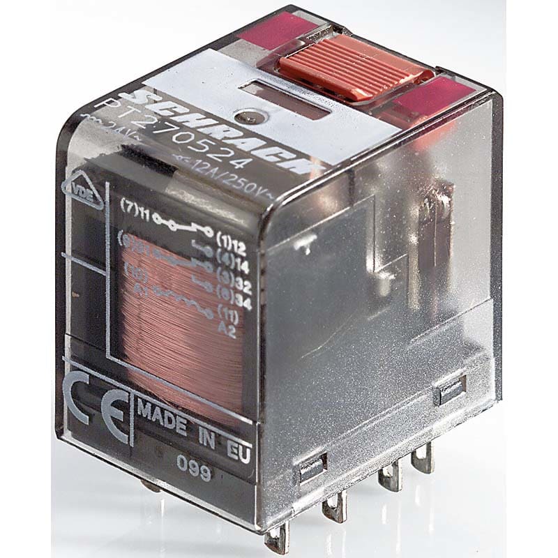 ELCART DISTRIBUTION - ERT040779200 PT570524 RELE 4 SC. 6A 24VCA