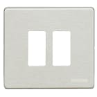 BTICINO - BTI500/2/R MAGIC - PLACCA 2P SCATOLA TONDA RESINA