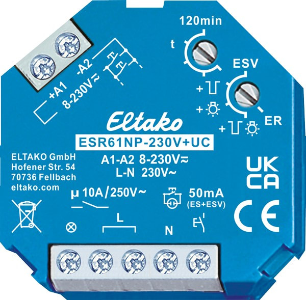ELTAKO - EAK61100001 Relè a impulsi con funz. relè, 1 NA 10 A