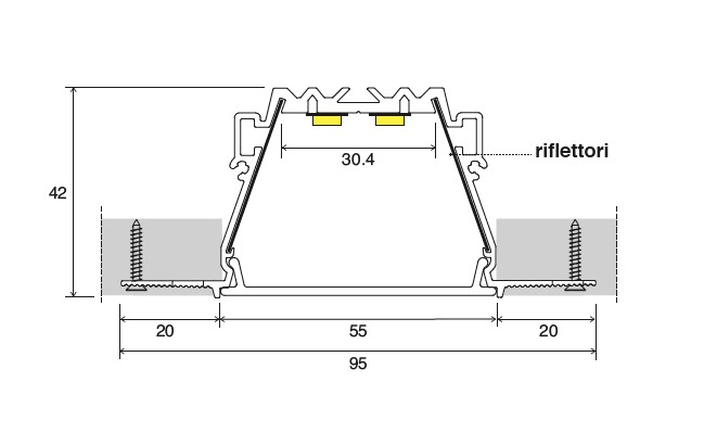 SICOM - SOL5006344 SICOM L55 PLASTERBOARD+COVER PR.TRASP.