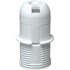 LE PROLUNGHE SAS - PRG501 PORTALAMP. E14 + CAPP. SEMIFILETTATO BN