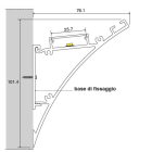 SICOM - SOL5010013 SICOM WALL WASHER76+COVER PR.TRASP.