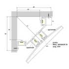 SICOM - SOL5010050 SICOM WALL WASHER CORNER+2COVER PMMABIAN