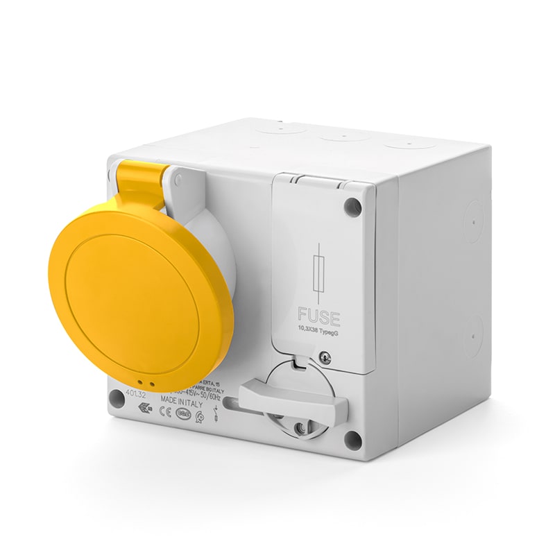 SCAME PARRE SPA - SCA501.3279 PRESA INTERBL. 32A 3P+N+T 4h IP44