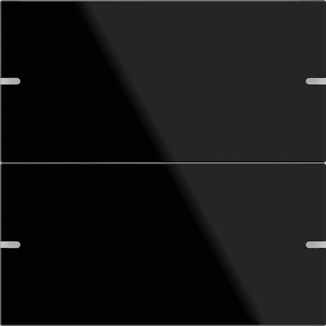 GIRA - GIR502205 SET BIL. 2X SENS.TATT.4.95 VETRO NERO