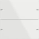 GIRA - GGI502212 SET BIL. 2X SENS.TATT.4.95 VETRO BIANCO