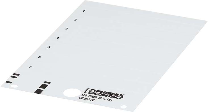 PHOENIX CONTACT - PHC0828849 US-EMP (27X15) SR SIGLATURE UNISHEET