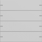 GIRA - GIR5024915 SETBIL.4XSENS.TATT.4.95ALLUM.GRIGIOO(