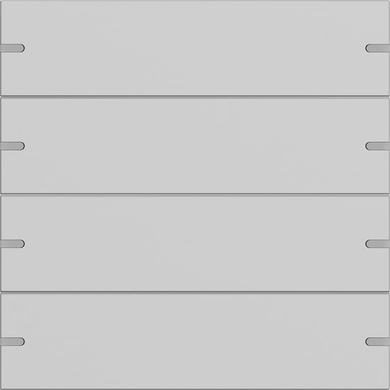 GIRA - GGI5024915 SET BIL. 4X SENS.TATT.4.95 ALLUM.GRIGIO