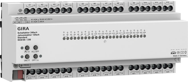 GIRA - GIR503000 ATT.INT./VEN. 24-M/12-M 16 A STD ONEKNX