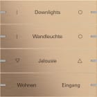 GIRA - GIR503438 SET BIL. 4-M PERS. SENS.TATT.4.95 BRONZ