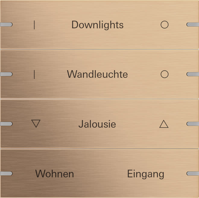 GIRA - GIR503438 SET BIL. 4-M PERS. SENS.TATT.4.95 BRONZ