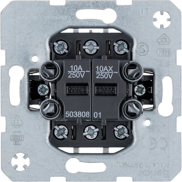 BERKER - BRK50380801 PULS.DOPP CONT. SCAMBIO MORS.SEPARATI