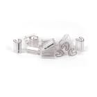 GRAFOPLAST SRL - GRA504/18MC TUBETTO FLAT L=18 MM D=6A10 MC=1000 PZ