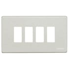 BTICINO - BTI504/4/R MAGIC - PLACCA 4P RESINA
