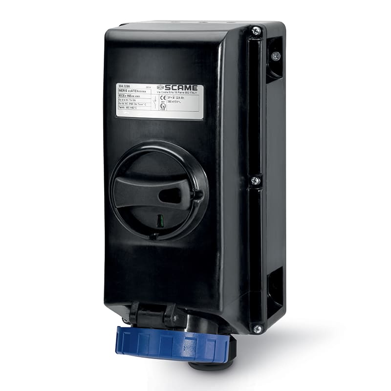 SCAME PARRE SPA - SCA504.32833-A PRESA GRP 2P+T 32A 12H IP66 EX ZONA1/21