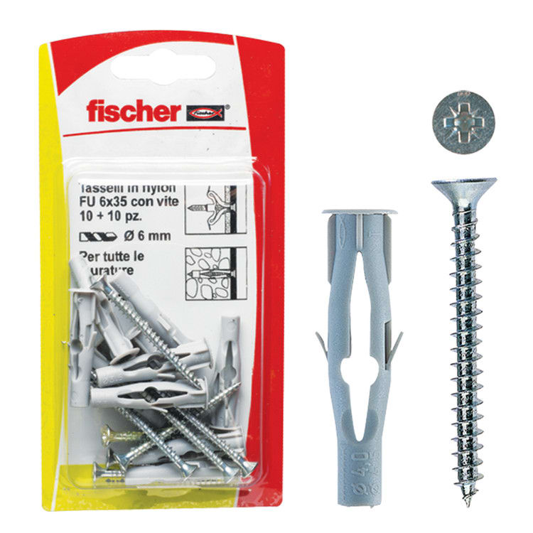 FISCHER ITALIA - FIS00504483 FU 8X50 V K TASSELLO/VITE