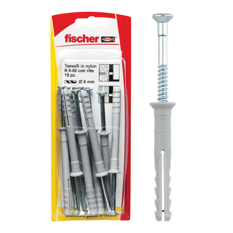 FISCHER ITALIA - FIS00504508 N 6X80 K TASSELLO/CHIODO