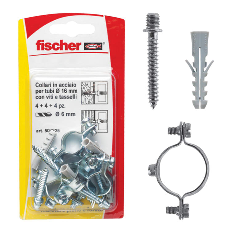 FISCHER ITALIA - FIS00504630 COLLARI D26 K FISSATUBI/VITE/T