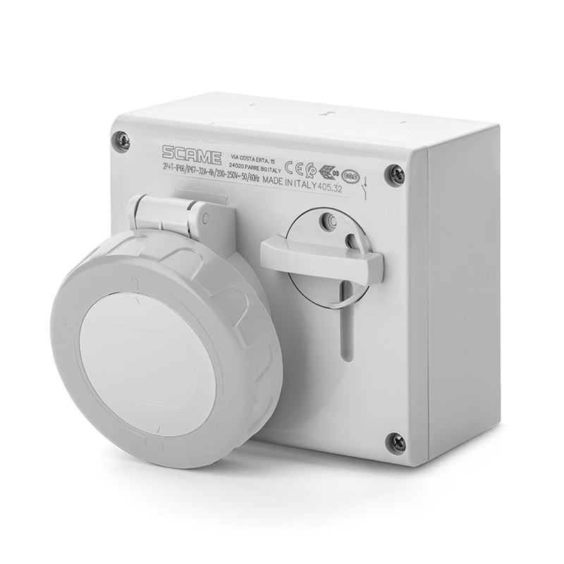 SCAME PARRE SPA - SCA505.16834 PRESA INTERBL. 16A 2P+T 3H IP66/IP67