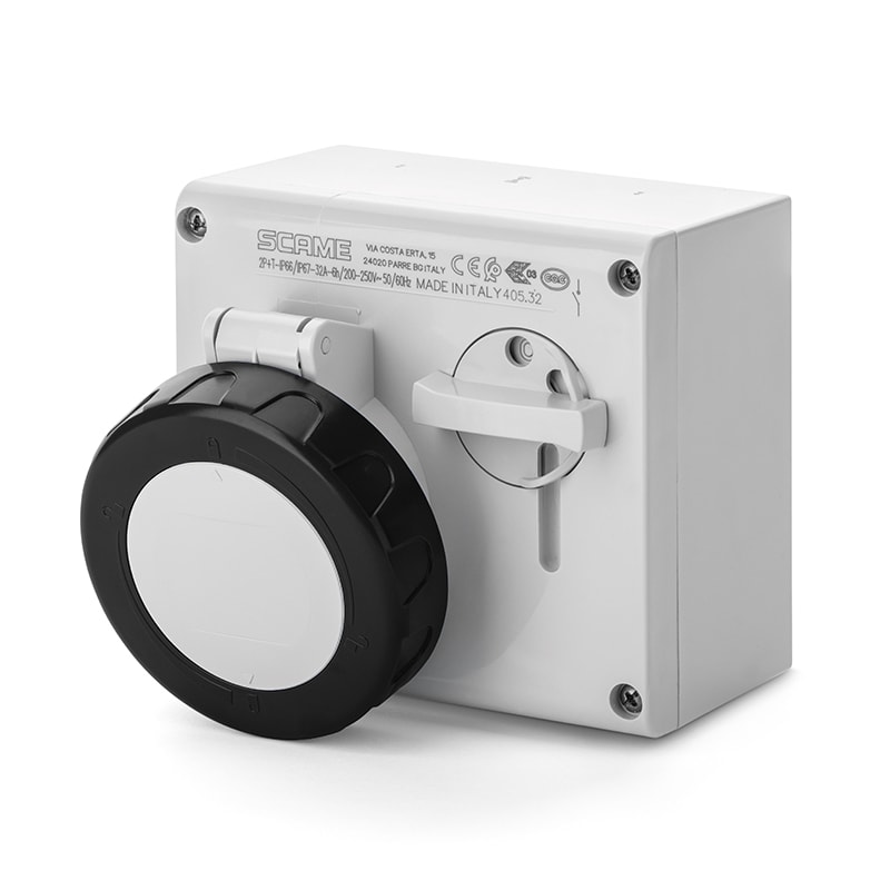 SCAME PARRE SPA - SCA505.16866 PRESA INTERBL. 16A 3P+T 7H IP66/IP67