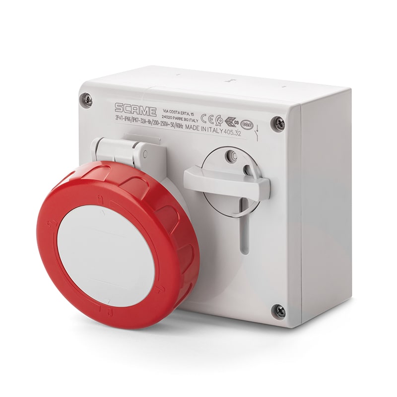 SCAME PARRE SPA - SCA505.3286 PRESA INTERBL. 32A 3P+T 6H IP66/IP67