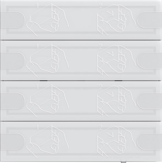 GIRA - GGI5054003 SENS.TATT.4.95 24 V 4X BIANCO