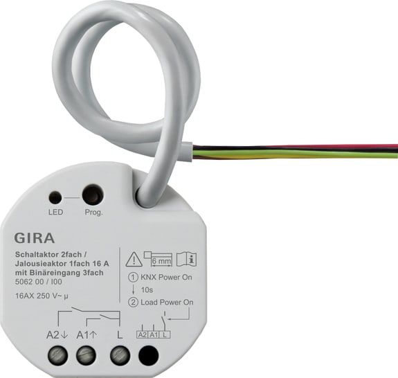 GIRA - GIR506200 ATTUATORE INTERR./VEN. 2M/1M 16 A FM ONE