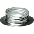 LE PROLUNGHE SAS - PRG508 GHIERA E14 ZINCATA BIANCA