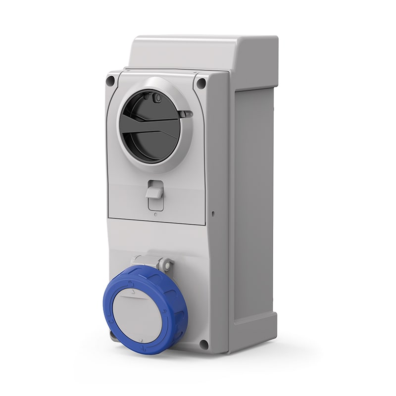 SCAME PARRE SPA - SCA508.1675 PRESA PARETE PROXIMA C/FUS. 3P+N 16A 9H