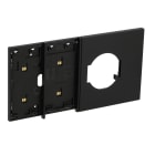 BTICINO - BTIKG8104M03 L.NOW - FRAME 4M NERO MOSTR PRESA SCHUKO