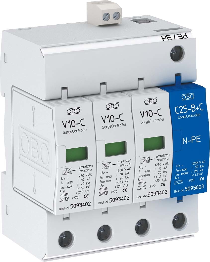 OBO BETTERMANN - OBO5094931 V10-C 3+NPE+FS SPD T2+T3 280V