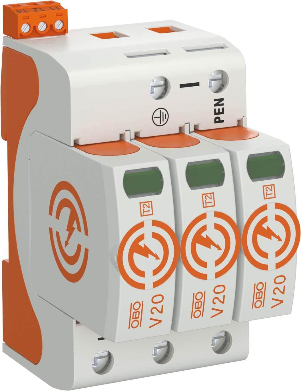 OBO BETTERMANN - OBO5095283 V20 SPD T2 3+0 +FS 280V 20 KA