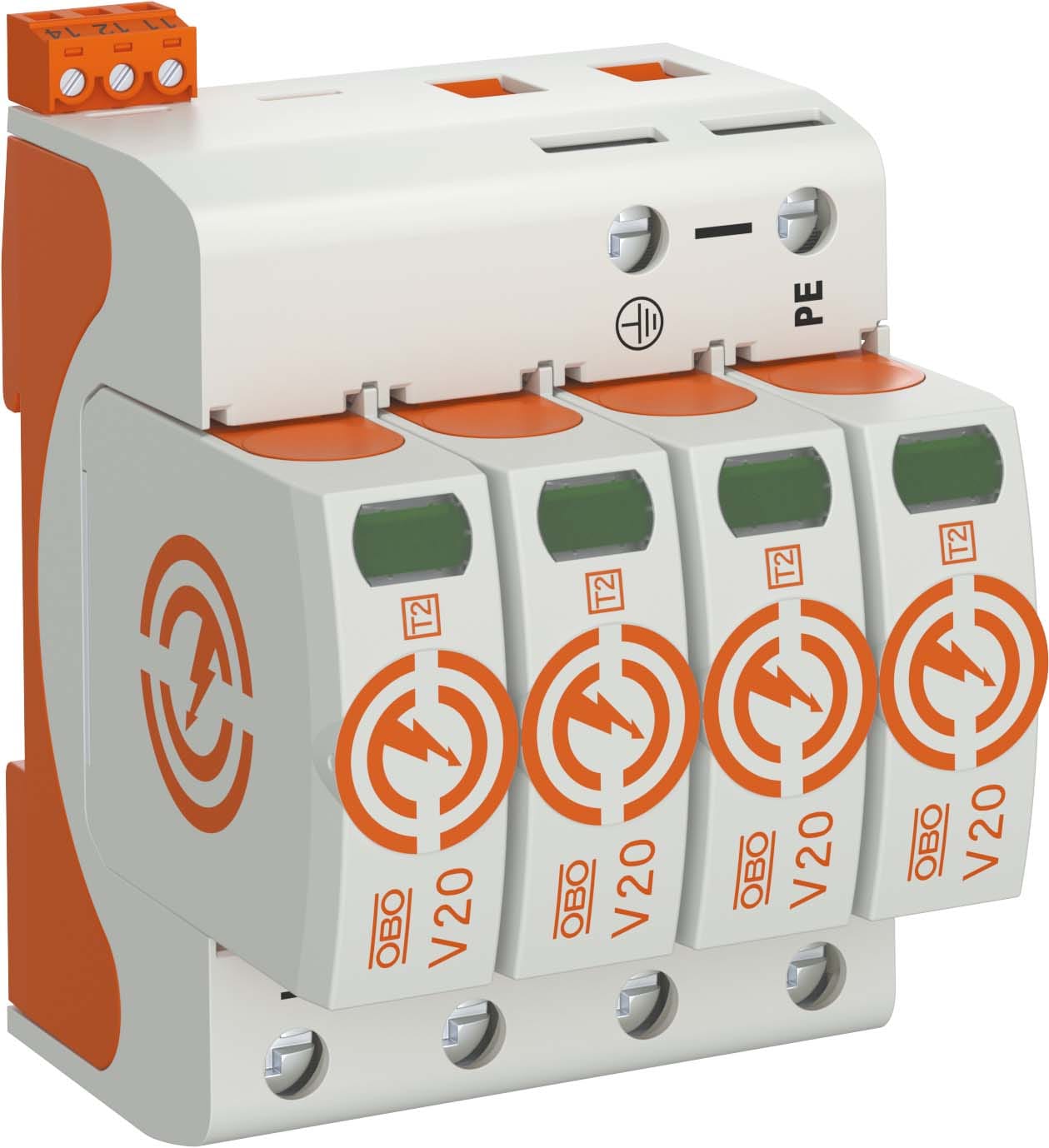 OBO BETTERMANN - OBO5095284 V20 SPD T2 4+0 +FS 280V 20 KA