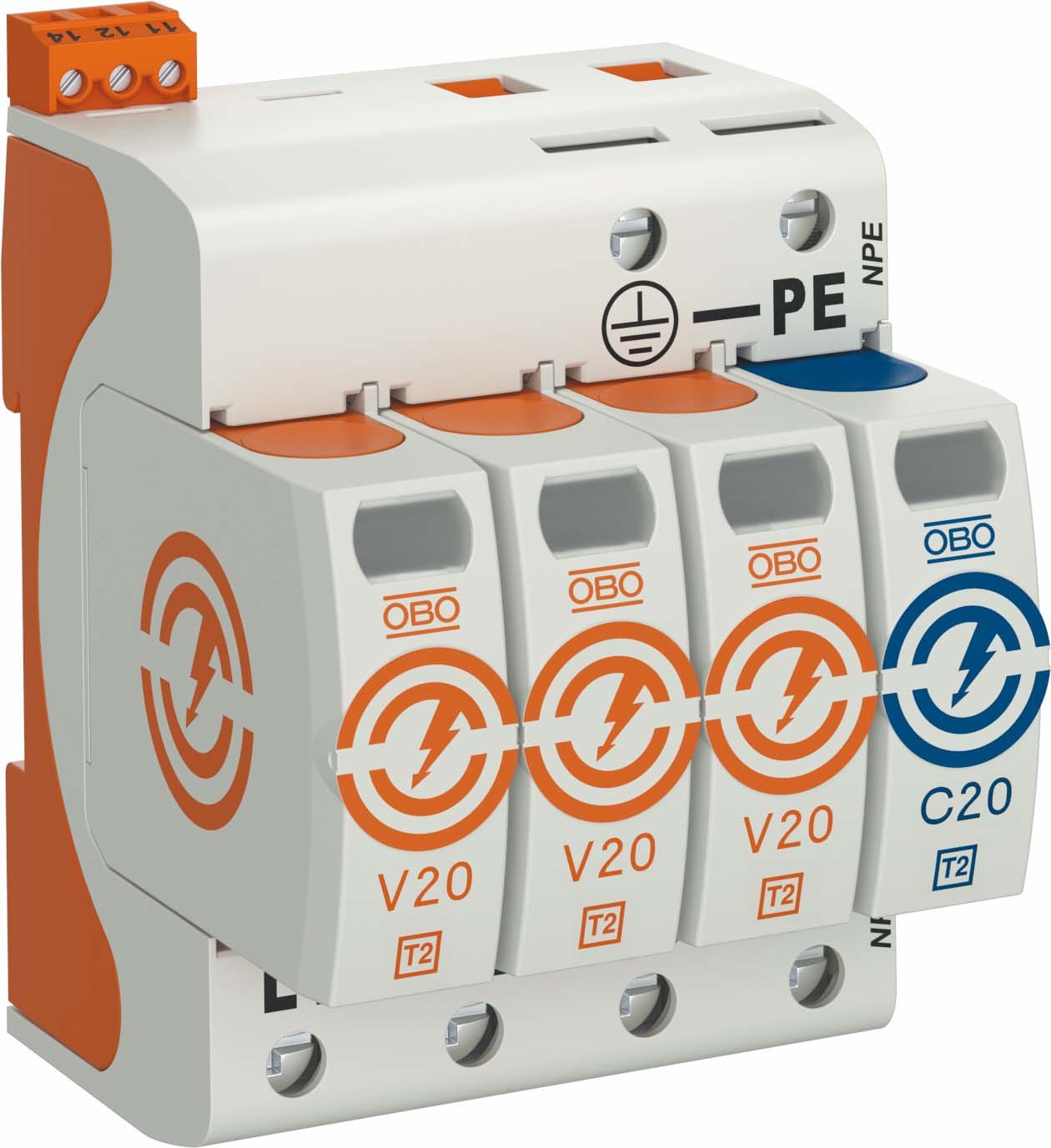 OBO BETTERMANN - OBO5095353 V20 SPD T2 3+1 +FS 385V 20 KA