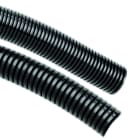 COSMEC - CSM50NF-17TX Tubo flessibile in PA6 15,5 x 21,2 mm, con treccia in acciaio inox, profilo grosso, grigio, AD21,2