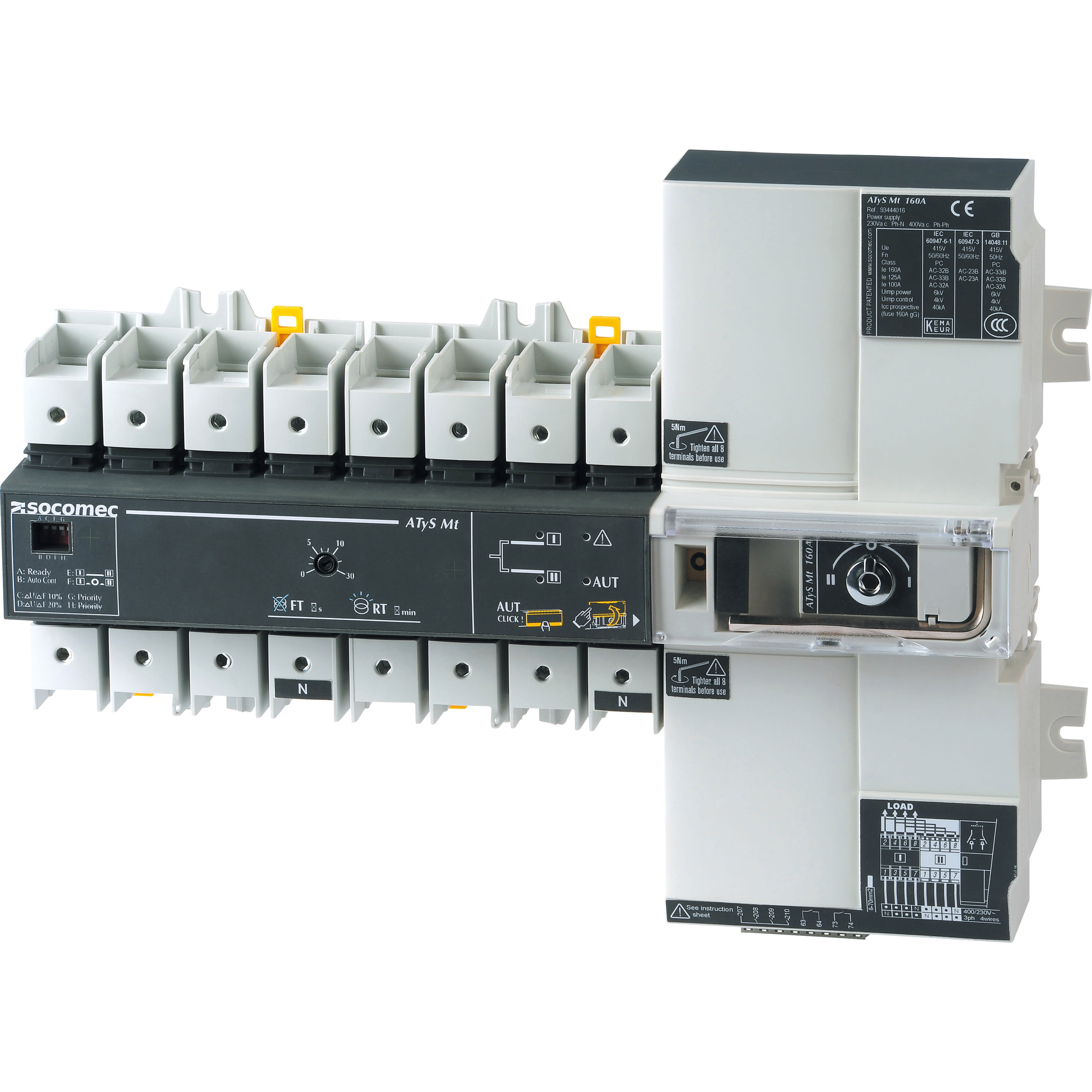 SOCOMEC - SOC93444016 ATYS T M - 4P 160A 230/400VAC