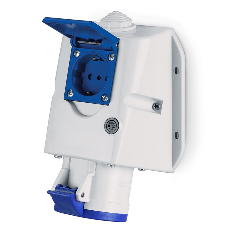 SCAME PARRE SPA - SCA513.1653-PN PRESA DA PARETE