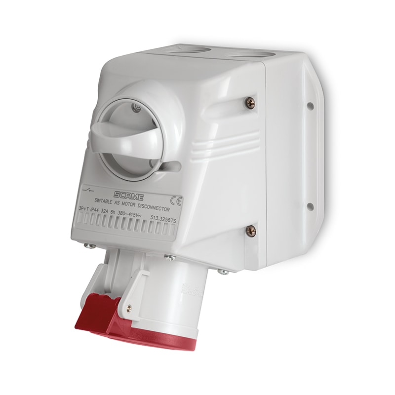 SCAME PARRE SPA - SCA513.3256TS.A PRESA PARETE 3P+T IP44 32A 6H 380-415V
