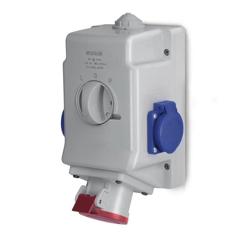 SCAME PARRE SPA - SCA513.1656-2FNR PRESA DA PARETE