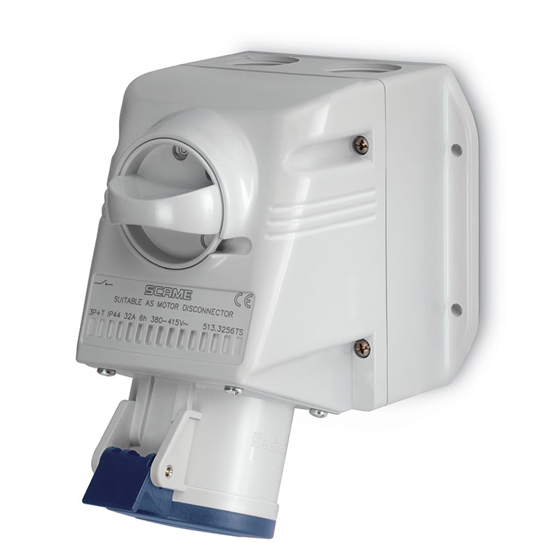 SCAME PARRE SPA - SCA513.1653TS PRESA PARETE 2P+T IP44 16A 6h 200-250V