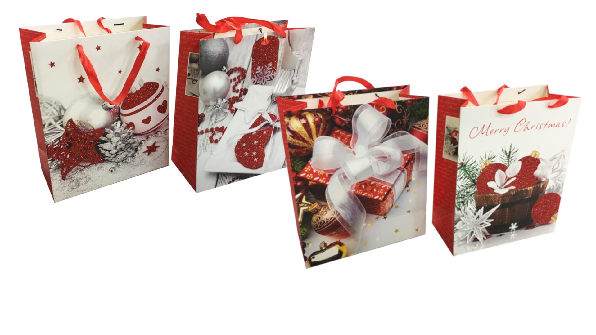 GIOCOPLAST NATALE SP - GCP51515408 SHOPPER CM 32 X 26 - 4 ASS