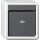 GIRA - GIR515230 PS.AB 1-M + FIN.CTRL. + 2 PUNTI KNX