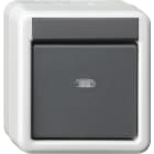GIRA - GIR515230 AB PULS. 1-C + FIN.CTRL. + 2 PUNTI KNX