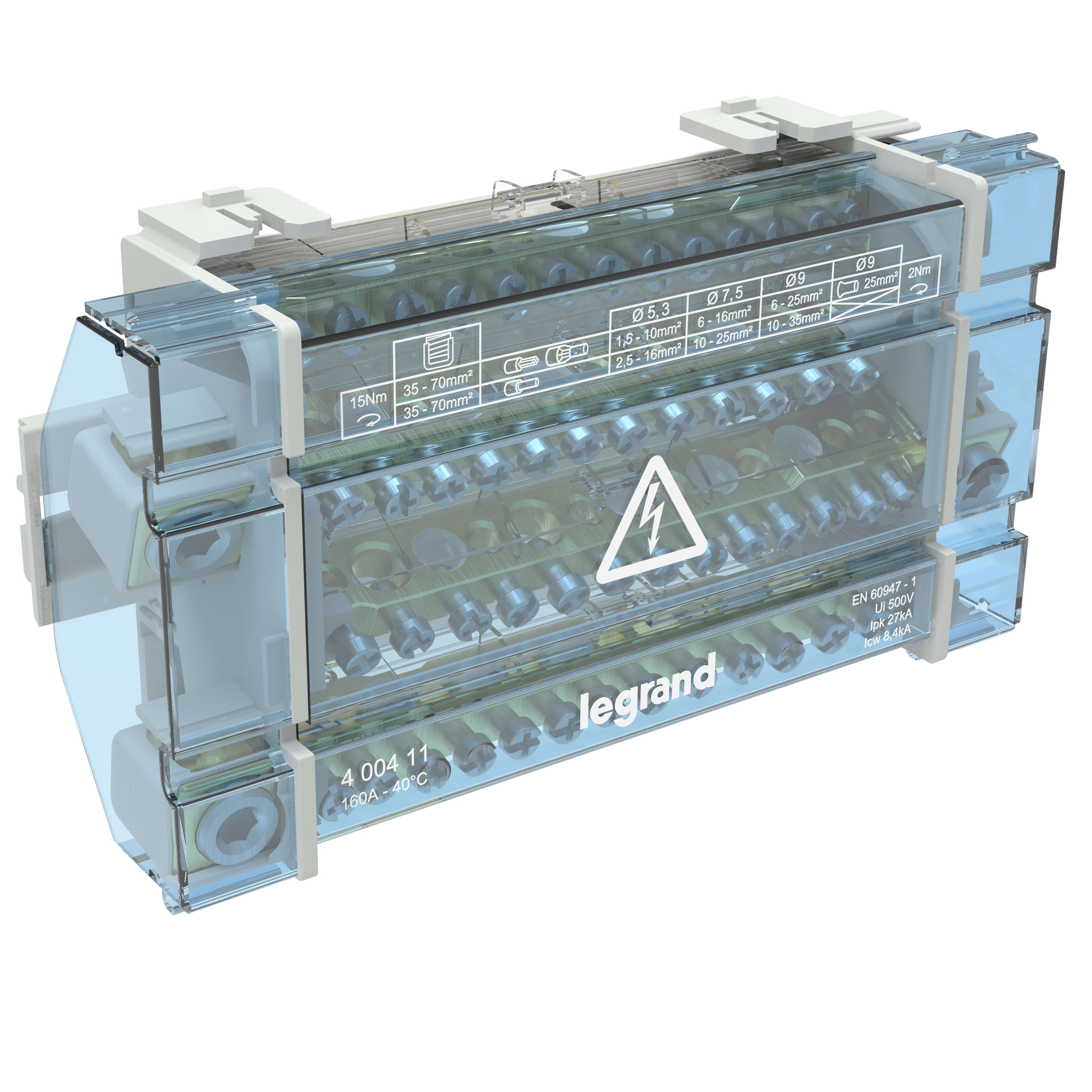 LEGRAND - LEG400411 RIPARTITORE MODULARE 4P 160A 10M