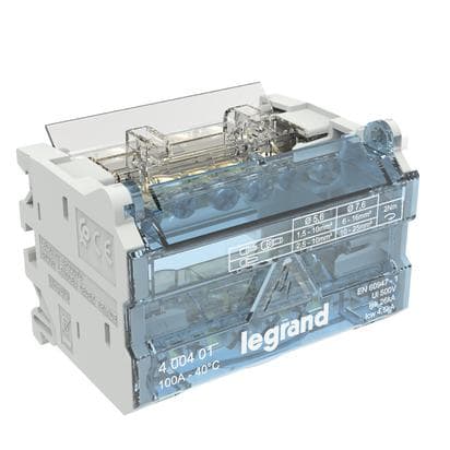 LEGRAND - LEG400401 RIPARTITORE MODULARE 2P 100A 4M