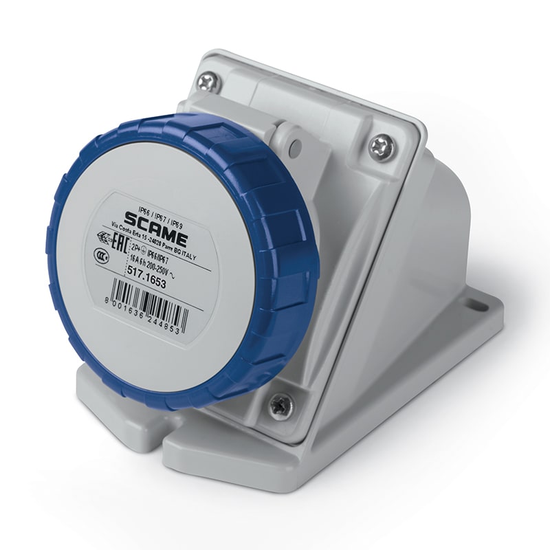SCAME PARRE SPA - SCA517.1653 PRESA PAR.C/INC.2P+T 16A 67 6H