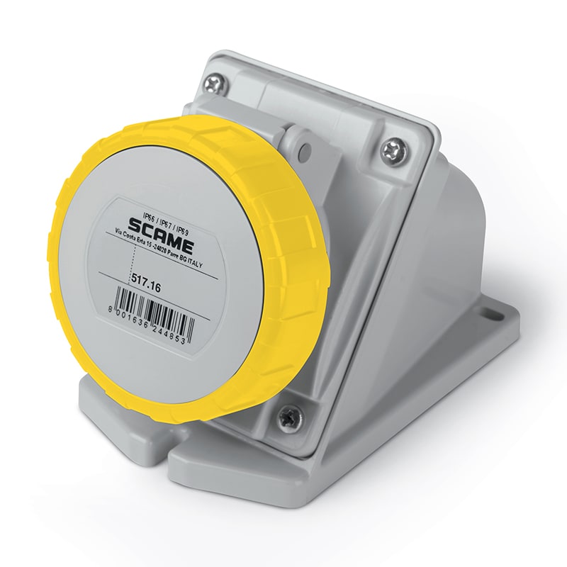 SCAME PARRE SPA - SCA517.1650 PRESA PAR.C/INC.2P+T 16A 67 4H